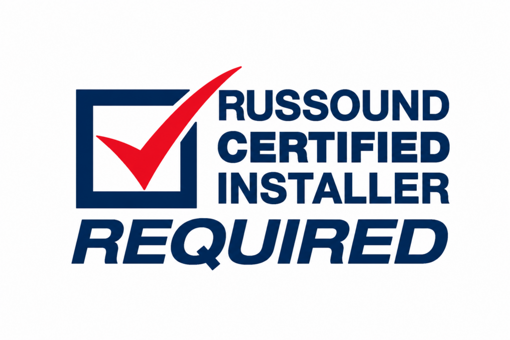 Russound Certified Installer Required