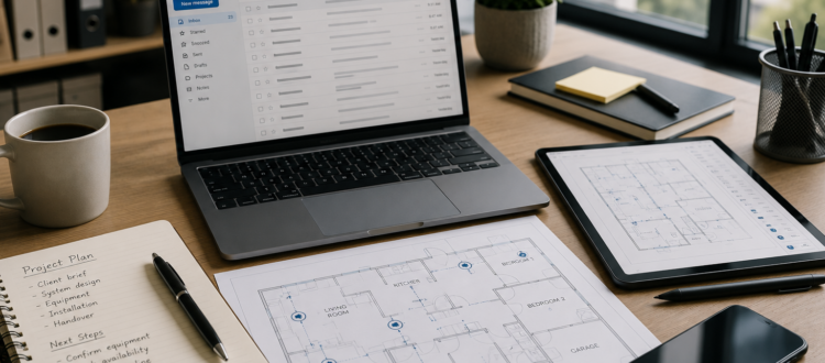 Project Registration for AV and security Installations