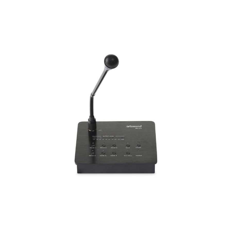 MIC-216 100V Paging Microphone Console – Artsound